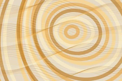 Abstract circular pattern with warm beige and gold tones Stock Photos