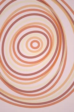 Abstract Circular Pattern in Warm Tones イラスト素材
