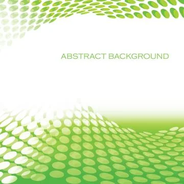 Abstract circular pattern waves green background 스톡 일러스트