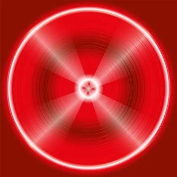 Abstract circular red Background Design Stock Illustration