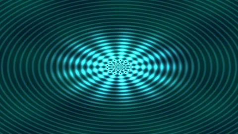 Abstract circular ripple gradient background animation loop Stock Footage 337568160
