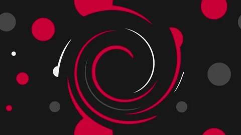 Abstract circular shapes moving Stock Footage 156430952