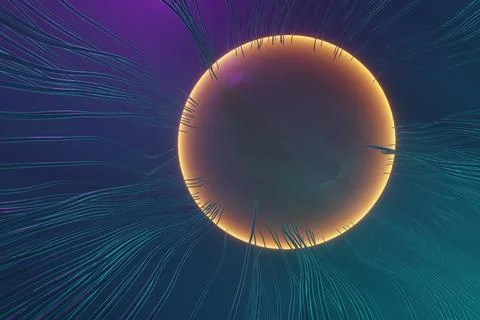 Abstract circular speed background. Centric motion of star trails. Starburst  Stock Illustration