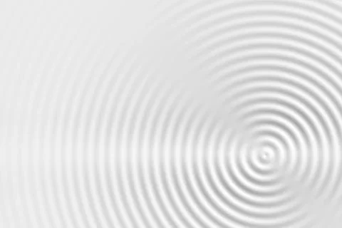 Abstract circular spin on white backdrop with light effect, soft background t Stock Illustration