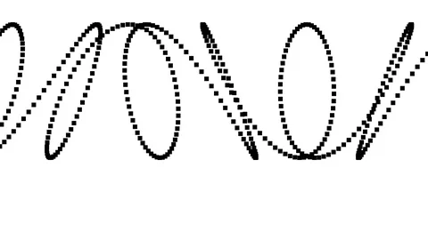 Abstract Circular Threads Looping Softly Interesting Background Pattern Loop Stock Footage 118985353