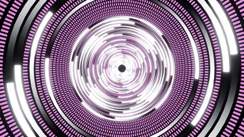Abstract Circular Tubes Stock Footage 340403210