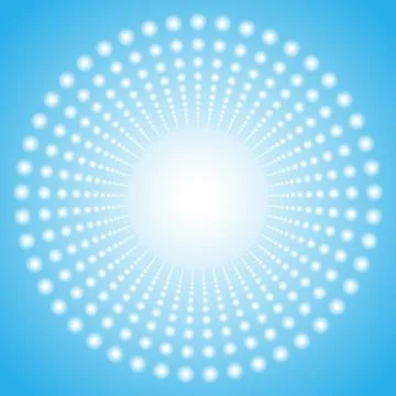 Abstract circular tunnel Stock Illustration