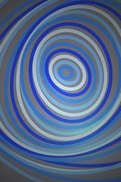 Abstract Circular Wave Pattern Stock Illustration