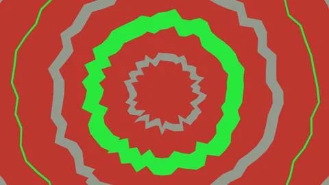 Abstract circular wavy pattern in bright colors Stockillustratie