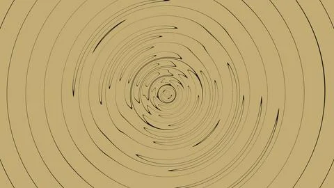 Abstract circular wood grain texture. Concentric rings pattern on a beige w.. Stock Illustration