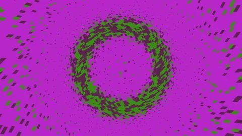 Abstract circular wreath pattern on a purple background 스톡 일러스트