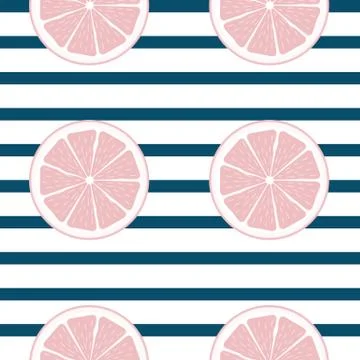 Abstract Citrus Seamless Pattern Background Vector Illustration 스톡 일러스트