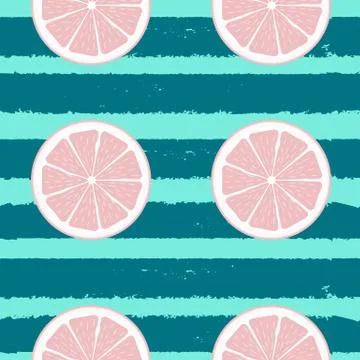 Abstract Citrus Seamless Pattern Background Vector Illustration 스톡 일러스트