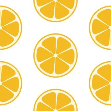 Abstract Citrus Seamless Pattern Background  Illustration 스톡 일러스트