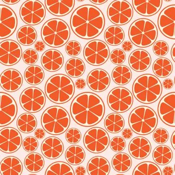 Abstract Citrus Seamless Pattern Background  Illustration Illustrazione stock