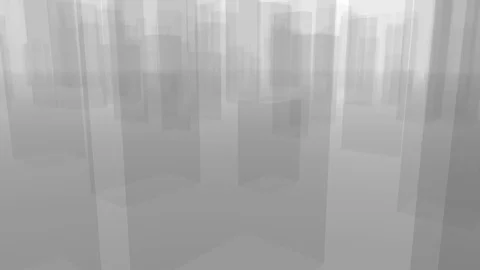 Abstract City Background in Gray and Looping Stock Footage 76635973