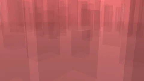 Abstract City Background in Red and Looping Stock Footage 76636142