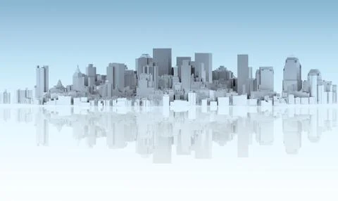 Abstract city Stock Illustration