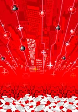 Abstract city Stock Illustration