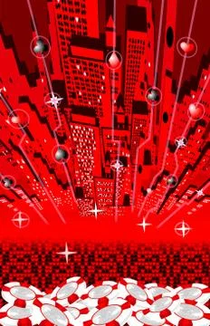 Abstract city Stock Illustration