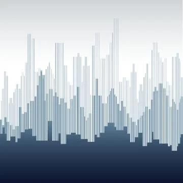 Abstract city landscape Stock Illustration