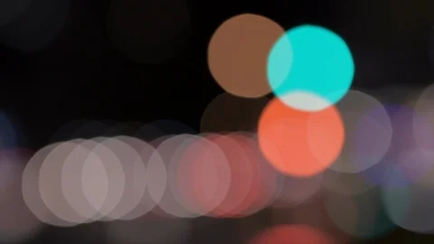 Abstract city lights Stock Footage 94735817