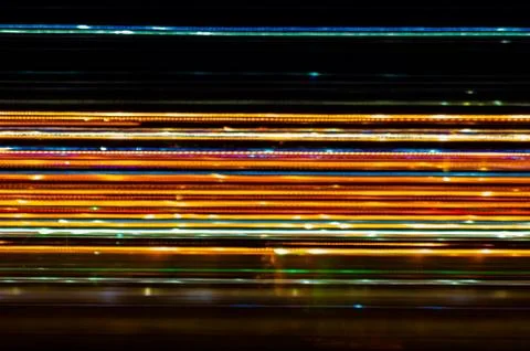 Abstract city lights of Port Adelaide Stock Photos