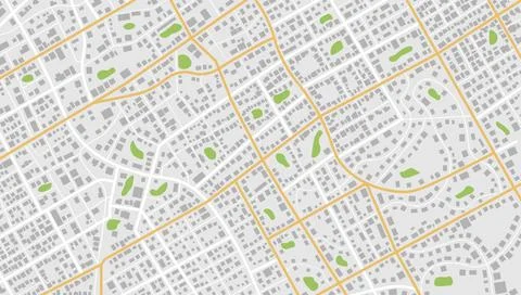 Abstract city map as background. Top view, view from above. Quarter residential Stock Illustration