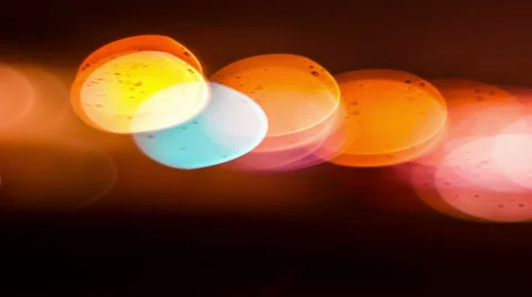 Abstract City Night Lights Видео 51127407