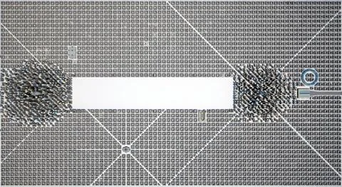 Abstract city structure top view Stock Illustration