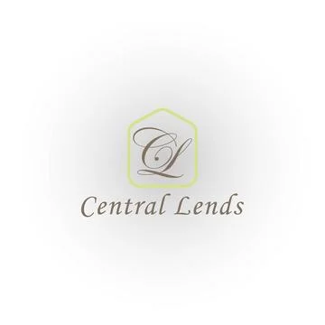 Abstract CL or LC initial monogram logo for real estate agent design in green Stock Illustration