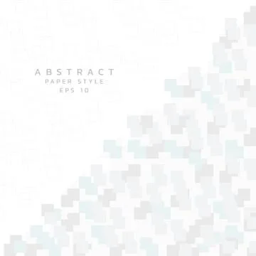 Abstract clean paper background style modern graphic white design soft patter Stock Illustration