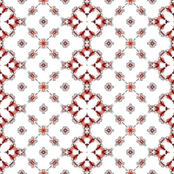 Abstract clean white texture or background with modern red pattern made seaml Stock Illustration