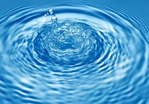 Abstract clear water flow wave Stock Photos