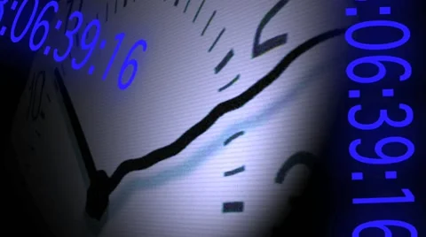 Abstract Clock Background Видео 50471534
