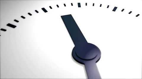 Abstract clock face spinning fast in a time lapse motion Video stock 336397230