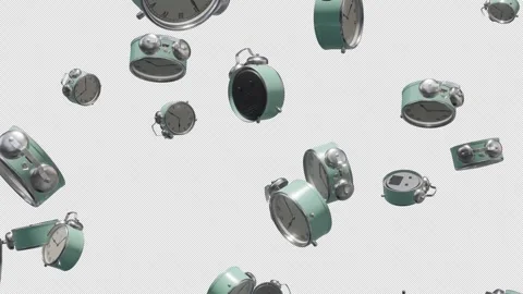 Abstract Clock Fall Stock-Footage 285313963