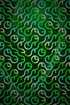 Abstract Clock Pattern Dark Background Stock Photos