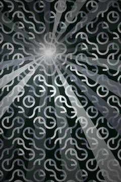 Abstract Clock Pattern Explosion イラスト素材