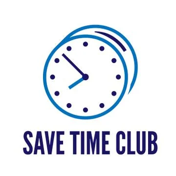 Abstract clock symbol Stock Illustration