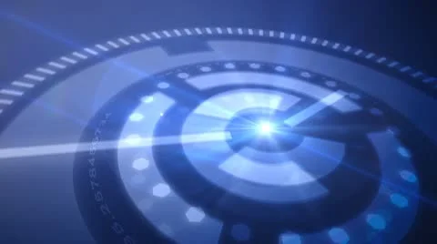 Abstract Clock - Time Lapse Stock Footage 10738618