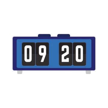 Abstract Clock Vector Stock Illustration