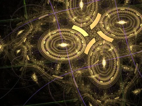 Abstract clocks Stock Illustration