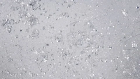 Abstract close-up background of falling water droplets Video stock 339620922