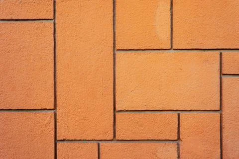 Abstract close up of brick pavement texture Stock Photos