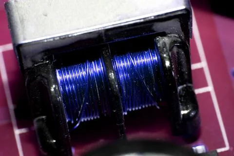 Abstract Close up of Electrical Computer Circuit for Background Stock Photos