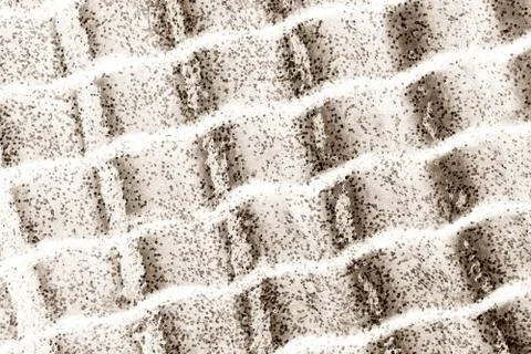 Abstract close up of gray rooftop texture Stock Photos