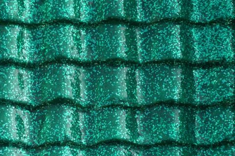 Abstract close up of green rooftop texture Stock Photos