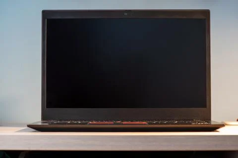 Abstract close-up laptop Stock Photos