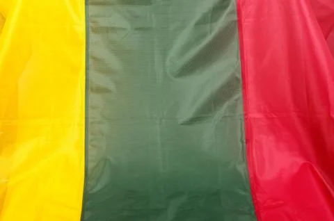 Abstract close up of Lithuania flag Stock Photos